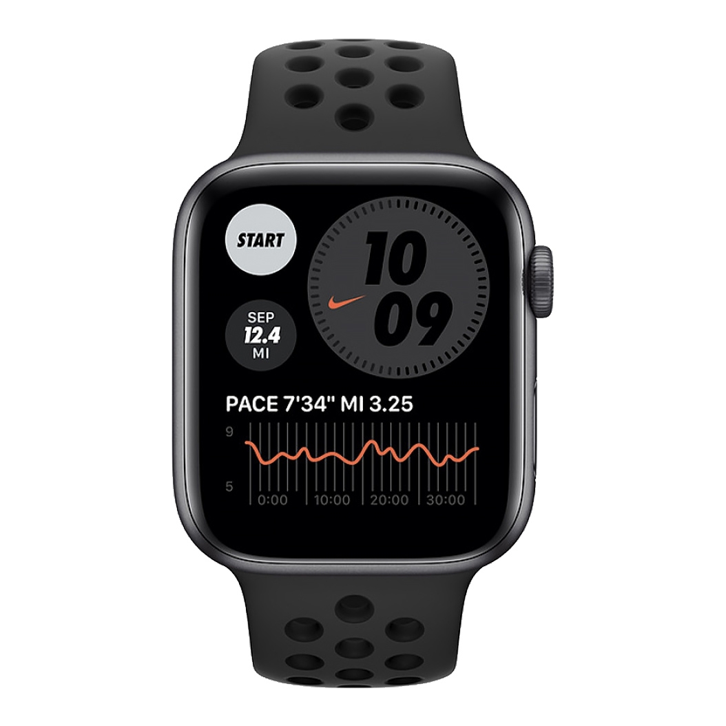Смарт-годинник Apple Watch SE Nike+ 44mm Space Gray Aluminum Case with Anthracite/Black Sport Band - ціна, характеристики, відгуки, розстрочка, фото 2