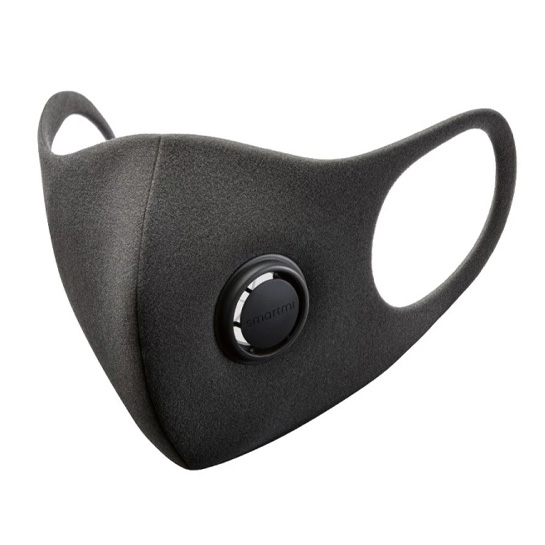 Захисна маска з клапаном Xiaomi Smart Mi KN95 Black (size L) - ціна, характеристики, відгуки, розстрочка, фото 1
