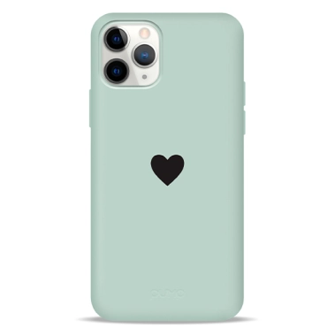 Чехол Pump Silicone Minimalistic Case for iPhone 11 Pro Black Heart # - цена, характеристики, отзывы, рассрочка, фото 1
