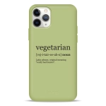Чохол Pump Silicone Minimalistic Case for iPhone 11 Pro Vegetarian Wiki #