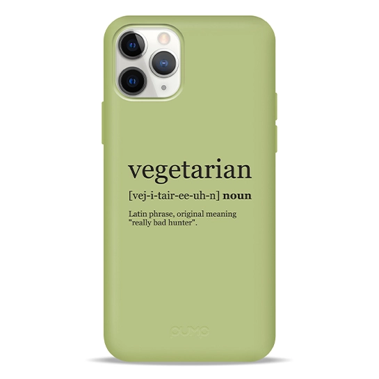 Чехол Pump Silicone Minimalistic Case for iPhone 11 Pro Vegetarian Wiki #