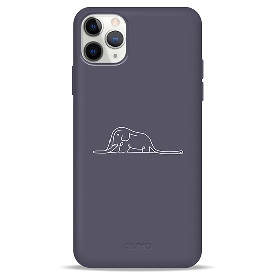 Чехол Pump Silicone Minimalistic Case for iPhone 11 Pro Max Elephant In A Boa # - цена, характеристики, отзывы, рассрочка, фото 1