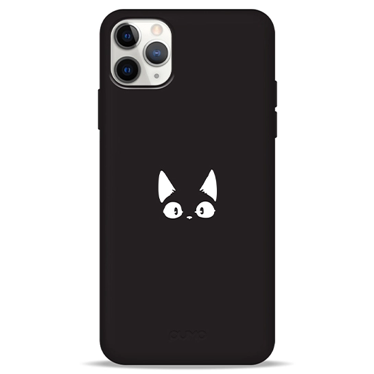 Чехол Pump Silicone Minimalistic Case for iPhone 11 Pro Max Funny Cat #
