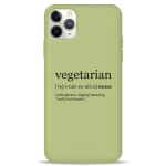 Чохол Pump Silicone Minimalistic Case for iPhone 11 Pro Max Vegetarian Wiki #