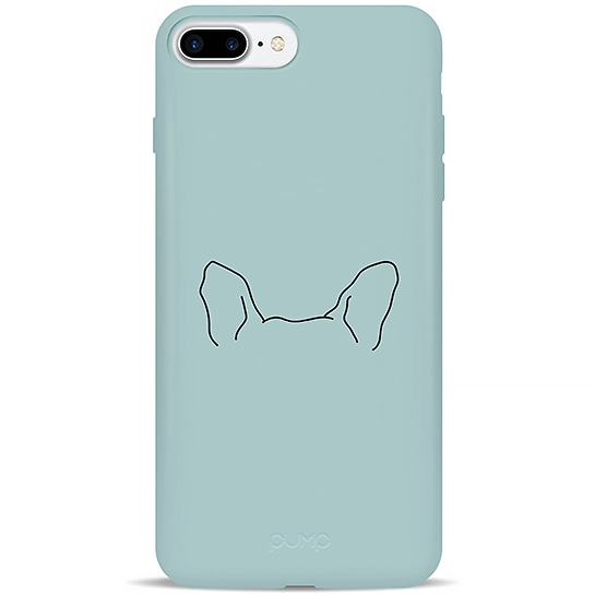 Чехол Pump Silicone Minimalistic Case for iPhone 8 Plus/7 Plus Dog Ears #