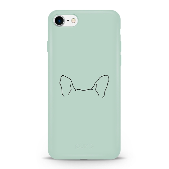 Чохол Pump Silicone Minimalistic Case for iPhone SE2/8/7 Dog Ears # - ціна, характеристики, відгуки, розстрочка, фото 1