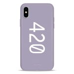 Чехол Pump Silicone Minimalistic Case for iPhone X/XS 420 White #