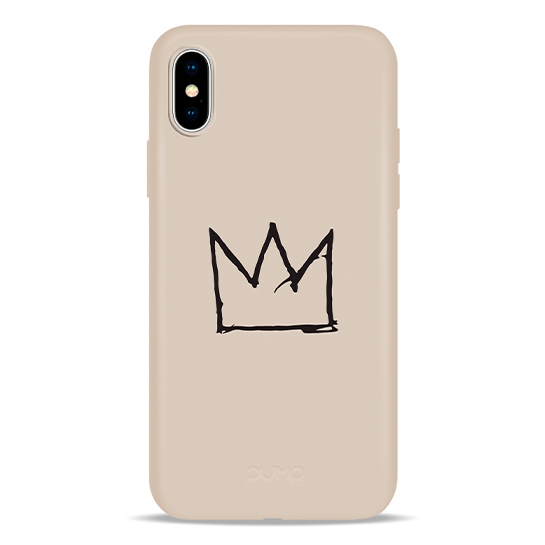 Чохол Pump Silicone Minimalistic Case for iPhone X/XS Crown # - ціна, характеристики, відгуки, розстрочка, фото 1