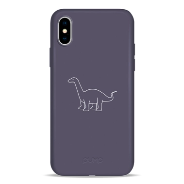 Чехол Pump Silicone Minimalistic Case for iPhone X/XS Dino Blue # - цена, характеристики, отзывы, рассрочка, фото 1