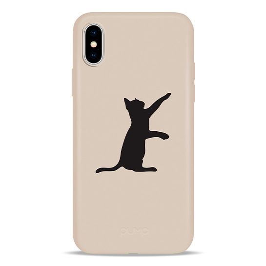 Чехол Pump Silicone Minimalistic Case for iPhone X/XS Gogol The Cat #