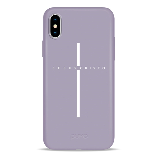 Чохол Pump Silicone Minimalistic Case for iPhone X/XS Jesus Cristo #