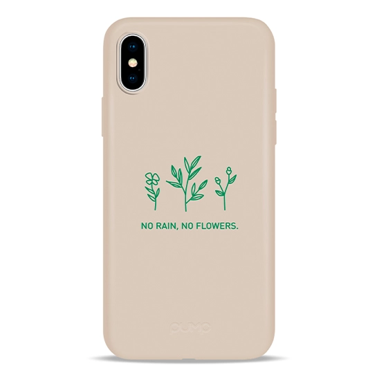 Чехол Pump Silicone Minimalistic Case for iPhone X/XS No Flowers #