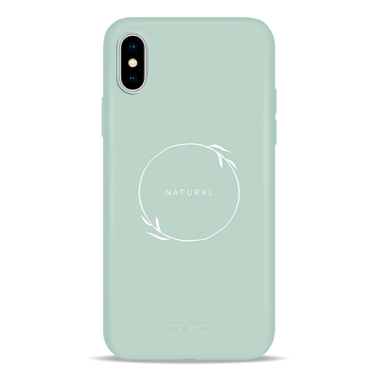 Чехол Pump Silicone Minimalistic Case for iPhone X/XS Natural #