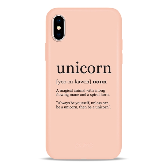 Чехол Pump Silicone Minimalistic Case for iPhone X/XS Unicorn Wiki # - цена, характеристики, отзывы, рассрочка, фото 1
