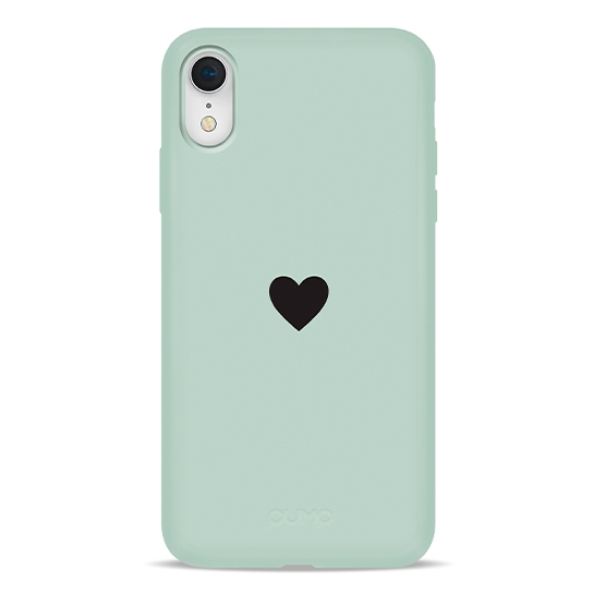 Чохол Pump Silicone Minimalistic Case for iPhone XR Black Heart # - цена, характеристики, отзывы, рассрочка, фото 1
