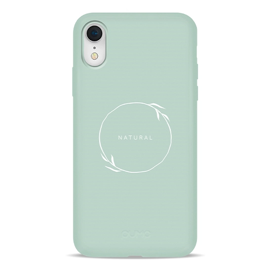 Чехол Pump Silicone Minimalistic Case for iPhone XR Natural #