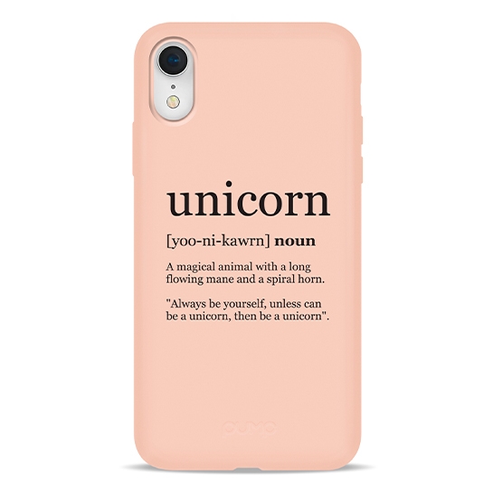 Чохол Pump Silicone Minimalistic Case for iPhone XR Unicorn Wiki # - ціна, характеристики, відгуки, розстрочка, фото 1