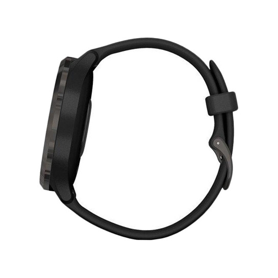 Спортивные часы Garmin Vivomove 3 Slate Stainless Steel Bezel with Black Case and Silicone Band - цена, характеристики, отзывы, рассрочка, фото 4