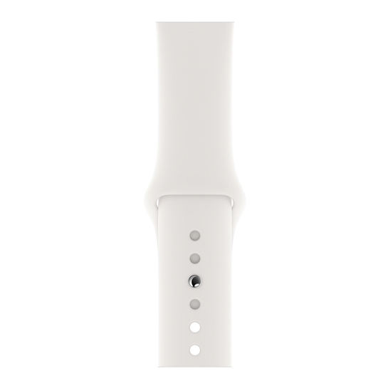 Б/У Смарт-годинник Apple Watch Series 4 44mm Silver Aluminum Case with White Sport Band (Ідеальний) - ціна, характеристики, відгуки, розстрочка, фото 3