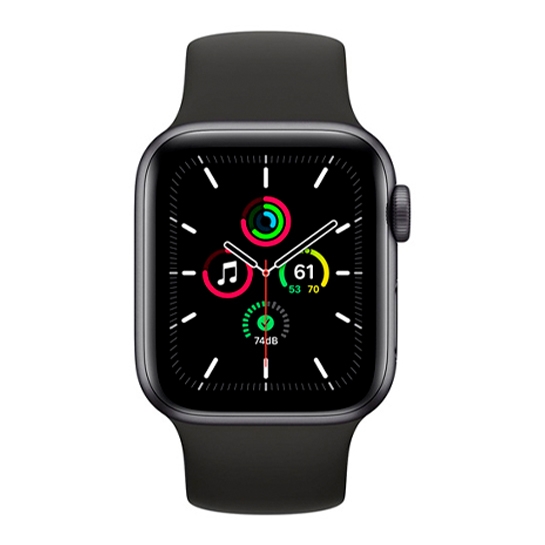 Смарт-часы Apple Watch SE + LTE 44mm Space Gray Aluminum Case with Solo Loop - цена, характеристики, отзывы, рассрочка, фото 2
