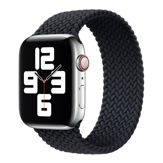 Ремінець Apple Watch Braided Solo Loop 42mm/44mm Charcoal - Size 10 - ціна, характеристики, відгуки, розстрочка, фото 2