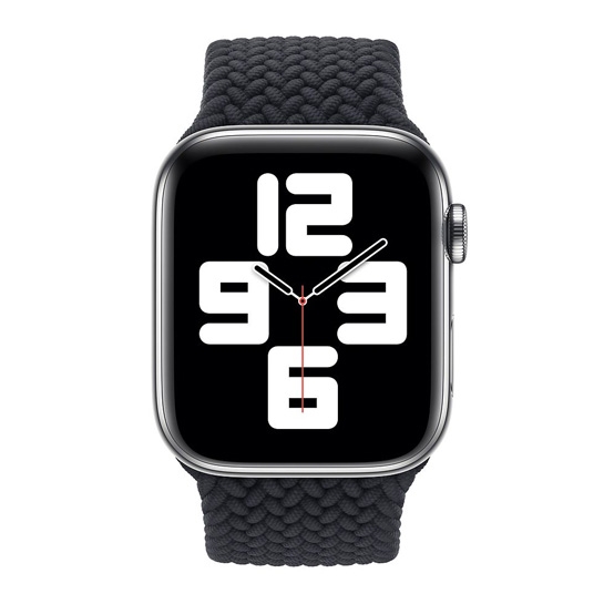 Ремінець Apple Watch Braided Solo Loop 42mm/44mm Charcoal - Size 10 - ціна, характеристики, відгуки, розстрочка, фото 3