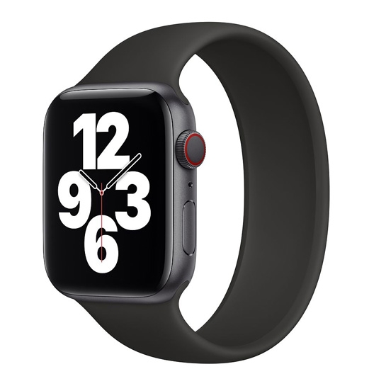 Ремешок Apple Watch Solo Loop 42mm/44mm Black - Size 9 - цена, характеристики, отзывы, рассрочка, фото 2
