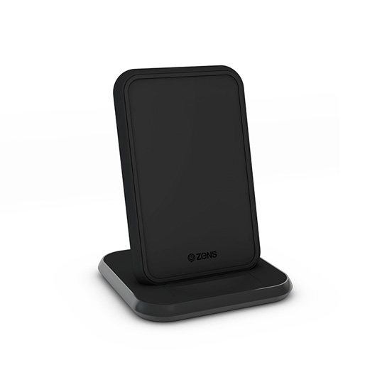 Бездротовий зарядний пристрій ZENS Stand Aluminium Wireless Charger Black - цена, характеристики, отзывы, рассрочка, фото 1