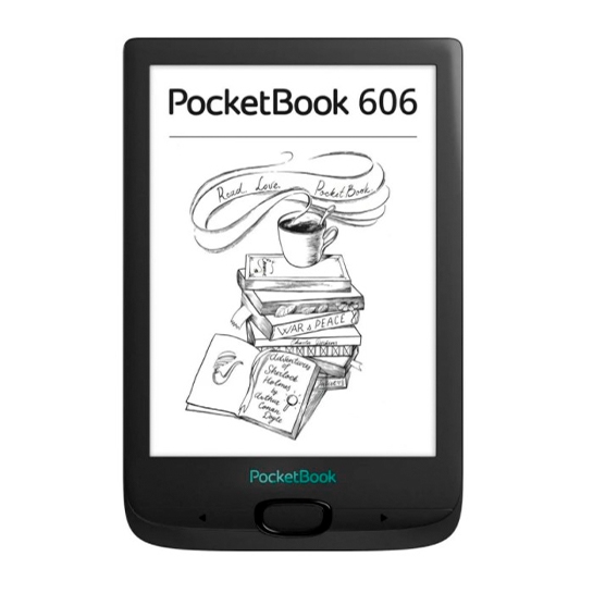Электронная книга PocketBook 606 Black  - цена, характеристики, отзывы, рассрочка, фото 1