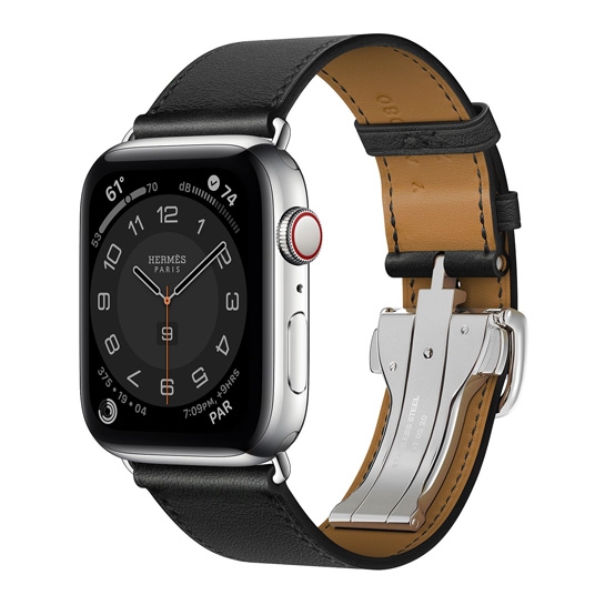 Смарт-часы Apple Watch Hermes Series 6 + LTE 44mm Stainless Steel Case SingleTour Deployment Buckle - цена, характеристики, отзывы, рассрочка, фото 1