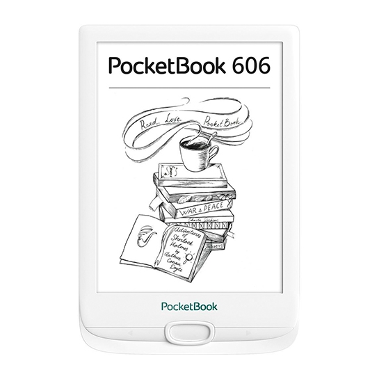 Электронная книга PocketBook 606 White  - цена, характеристики, отзывы, рассрочка, фото 1