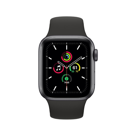 Смарт-часы Apple Watch SE + LTE 40mm Space Gray Aluminum Case with Black Sport Band - цена, характеристики, отзывы, рассрочка, фото 2