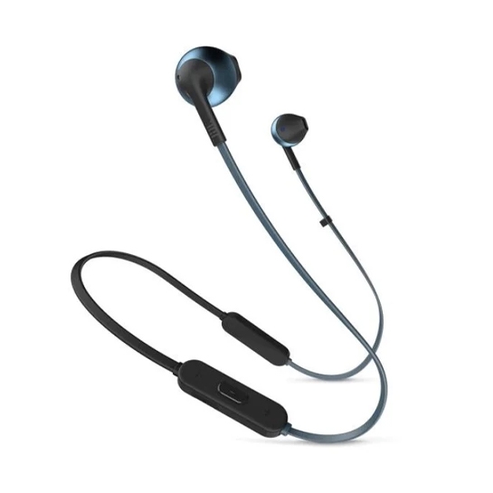 Навушники JBL In-Ear Headphone T205 BT Blue - ціна, характеристики, відгуки, розстрочка, фото 1