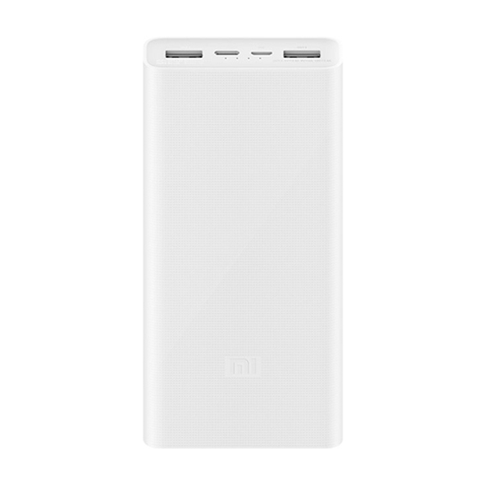 Зовнішній акумулятор Xiaomi Power Bank 3 20000 mAh White - ціна, характеристики, відгуки, розстрочка, фото 1