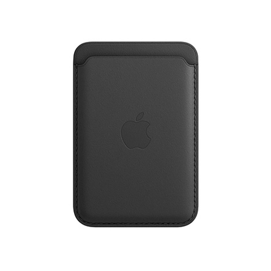 Чехол-бумажник iPhone Leather Wallet with MagSafe Black