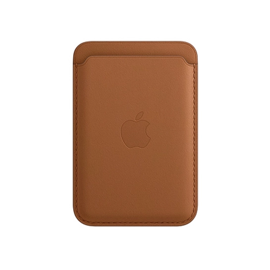 Чехол-бумажник iPhone Leather Wallet with MagSafe Saddle Brown
