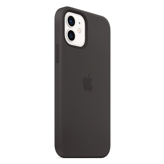 Чохол Apple Silicone Case with MagSafe for iPhone 12/12 Pro Black - ціна, характеристики, відгуки, розстрочка, фото 3