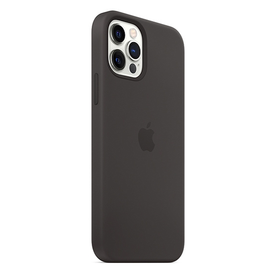 Чохол Apple Silicone Case with MagSafe for iPhone 12/12 Pro Black - ціна, характеристики, відгуки, розстрочка, фото 4
