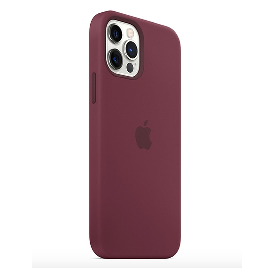 Чехол Apple Silicone Case with MagSafe for iPhone 12/12 Pro Plum - цена, характеристики, отзывы, рассрочка, фото 4
