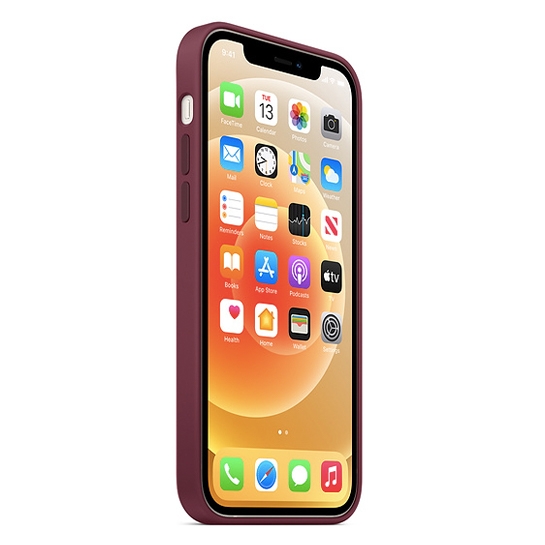 Чохол Apple Silicone Case with MagSafe for iPhone 12/12 Pro Plum - ціна, характеристики, відгуки, розстрочка, фото 5