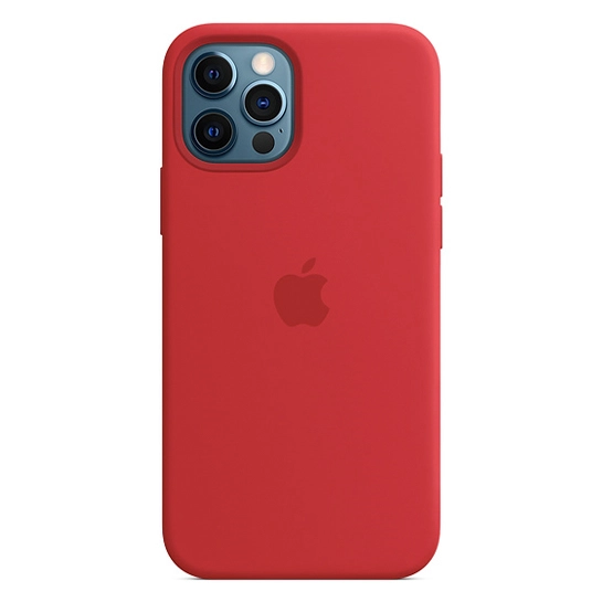Чехол Apple Silicone Case with MagSafe for iPhone 12/12 Pro (PRODUCT)RED