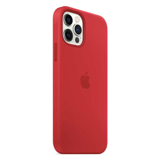 Чехол Apple Silicone Case with MagSafe for iPhone 12/12 Pro (PRODUCT)RED - цена, характеристики, отзывы, рассрочка, фото 3
