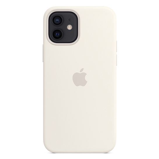 Чохол Apple Silicone Case with MagSafe for iPhone 12/12 Pro White - ціна, характеристики, відгуки, розстрочка, фото 2