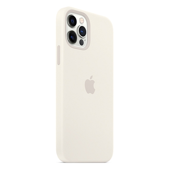 Чохол Apple Silicone Case with MagSafe for iPhone 12/12 Pro White - ціна, характеристики, відгуки, розстрочка, фото 4