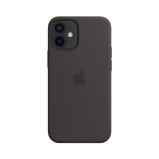 Чохол Apple Silicone Case with MagSafe for iPhone 12 Mini Black - цена, характеристики, отзывы, рассрочка, фото 1