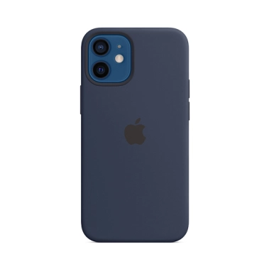 Чехол Apple Silicone Case with MagSafe for iPhone 12 Mini Deep Navy - цена, характеристики, отзывы, рассрочка, фото 1