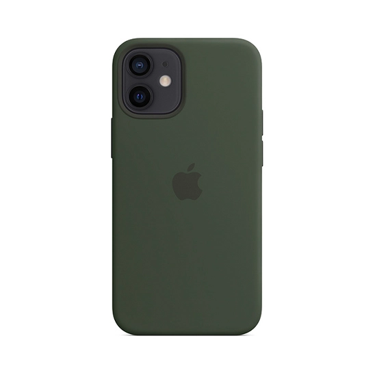 Чехол Apple Silicone Case with MagSafe for iPhone 12 Mini Cyprus Green