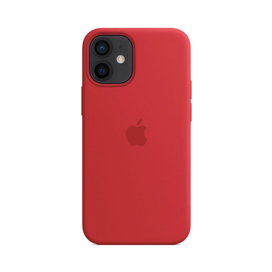 Чехол Apple Silicone Case with MagSafe for iPhone 12 Mini (PRODUCT)RED