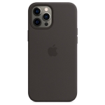 Чехол Apple Silicone Case with MagSafe for iPhone 12 Pro Max Black