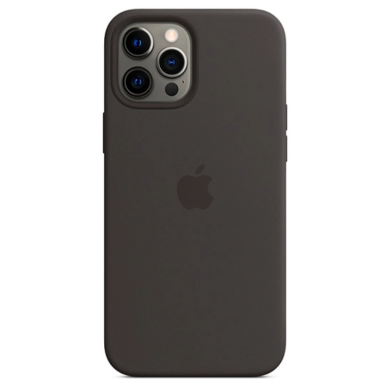 Чехол Apple Silicone Case with MagSafe for iPhone 12 Pro Max Black